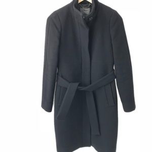 J. Crew double-cloth funnel coat